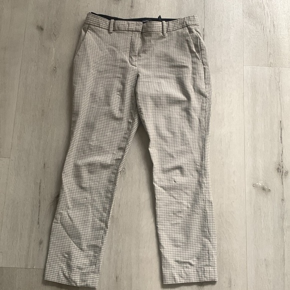 Theory women’s plaid ankle pants size 2‎  classic casual cropped career - Picture 7 of 13